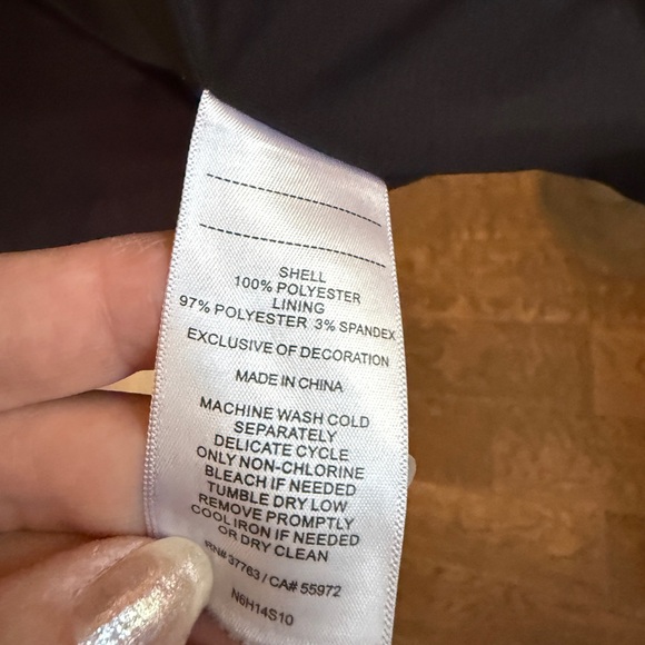 Laundry by Shelli Segal Black Tuxedo Satin Blazer Jacket Size 8 - Picture 8 of 11